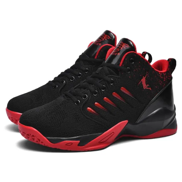 Teens Retro High Top Anti-slip Outdoor Basketball Sports Trainers