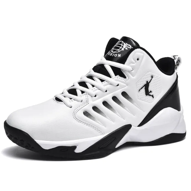 Teens Retro High Top Anti-slip Outdoor Basketball Sports Trainers