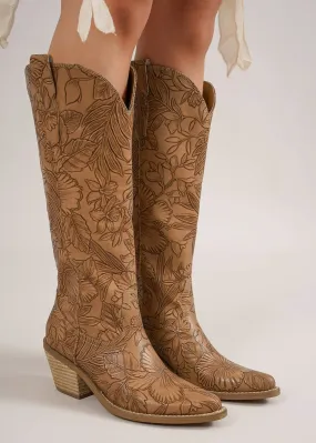 The Embossed Boots