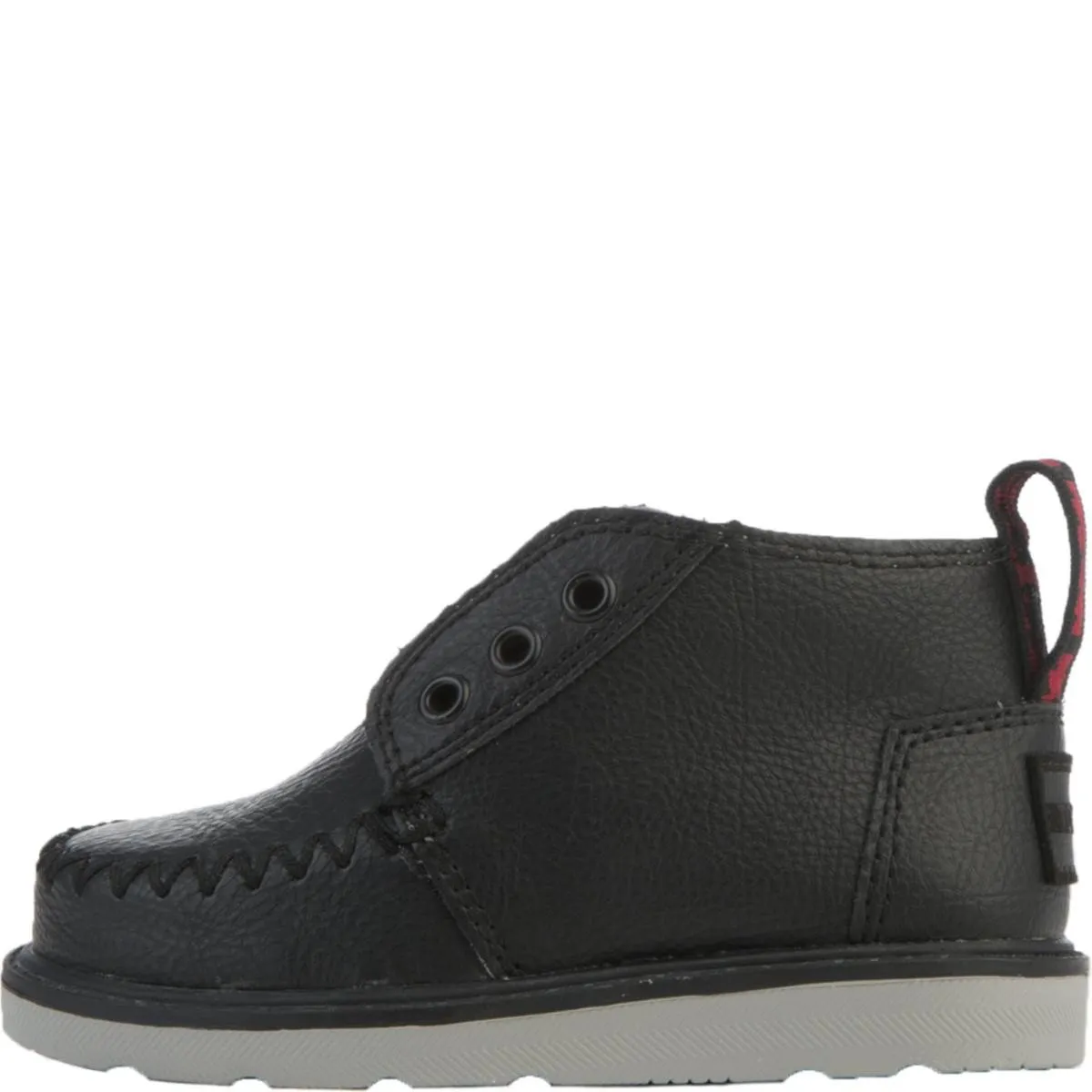 Tiny Toms: Black Synthetic Chukka Boots