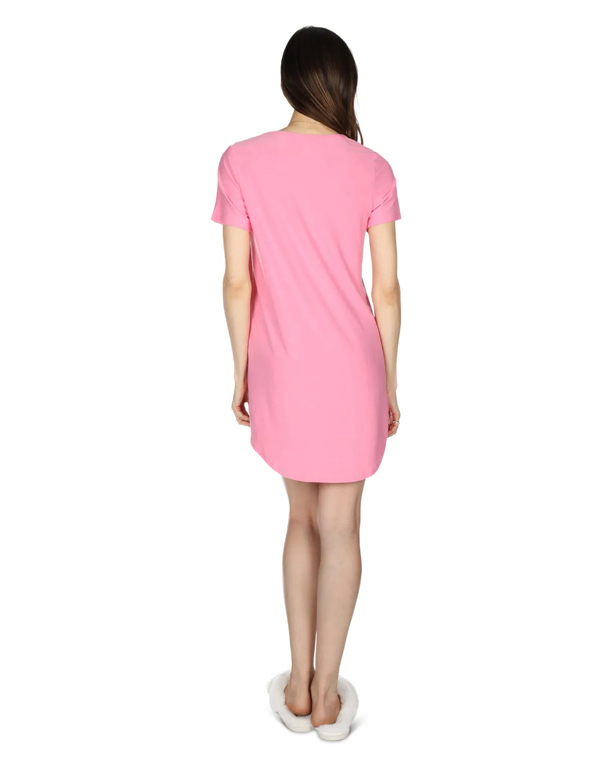 Women's I Don't Give A Sip V-Neck Sleepshirt