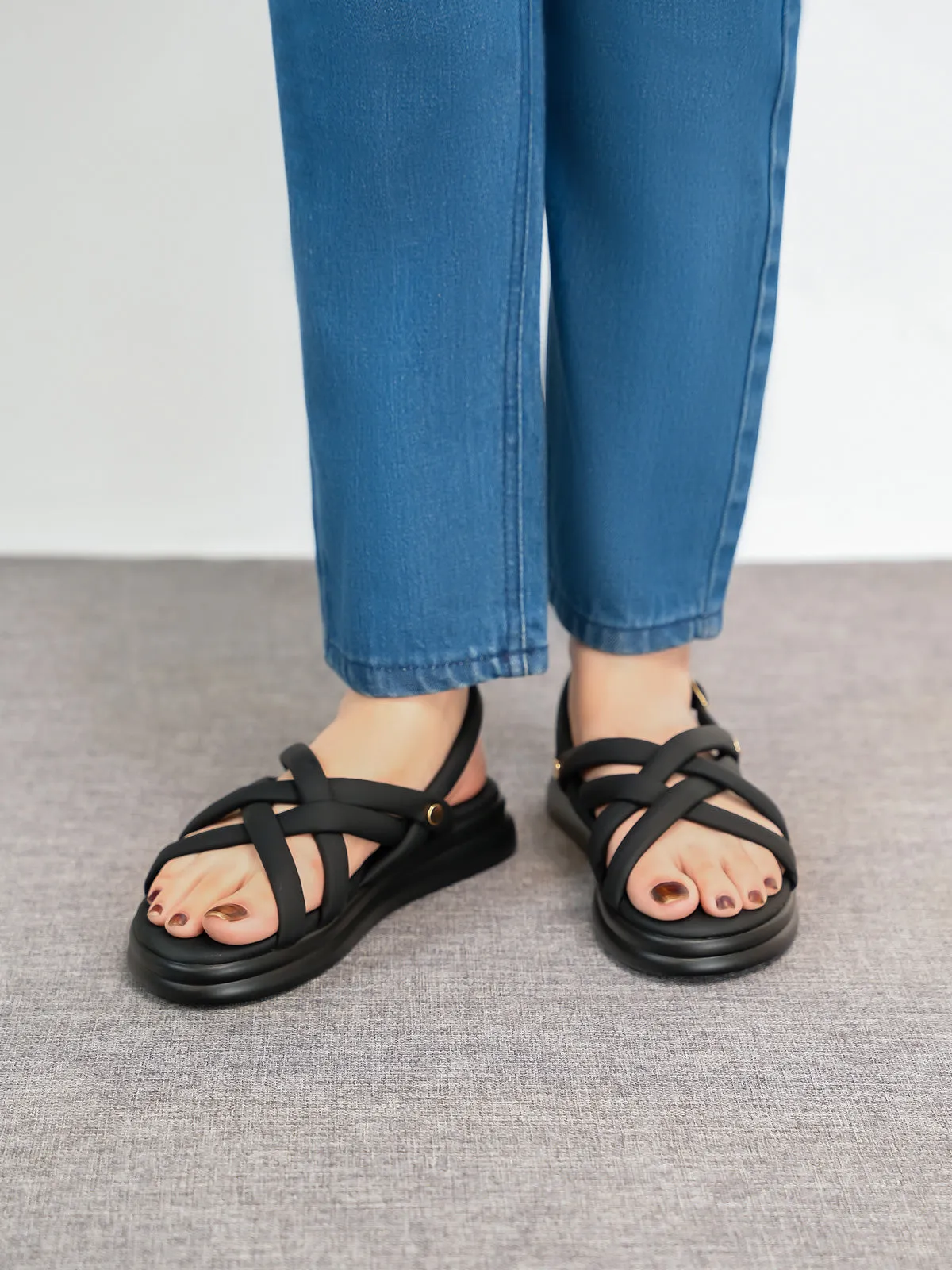 Womens "JIXCA" Comfy Padded Sandals